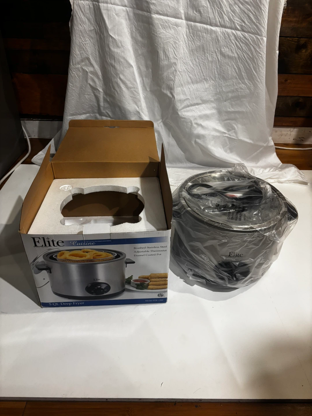 Elite Cuisine 5 Qt. Deep Fryer - New in Box! - photo 4