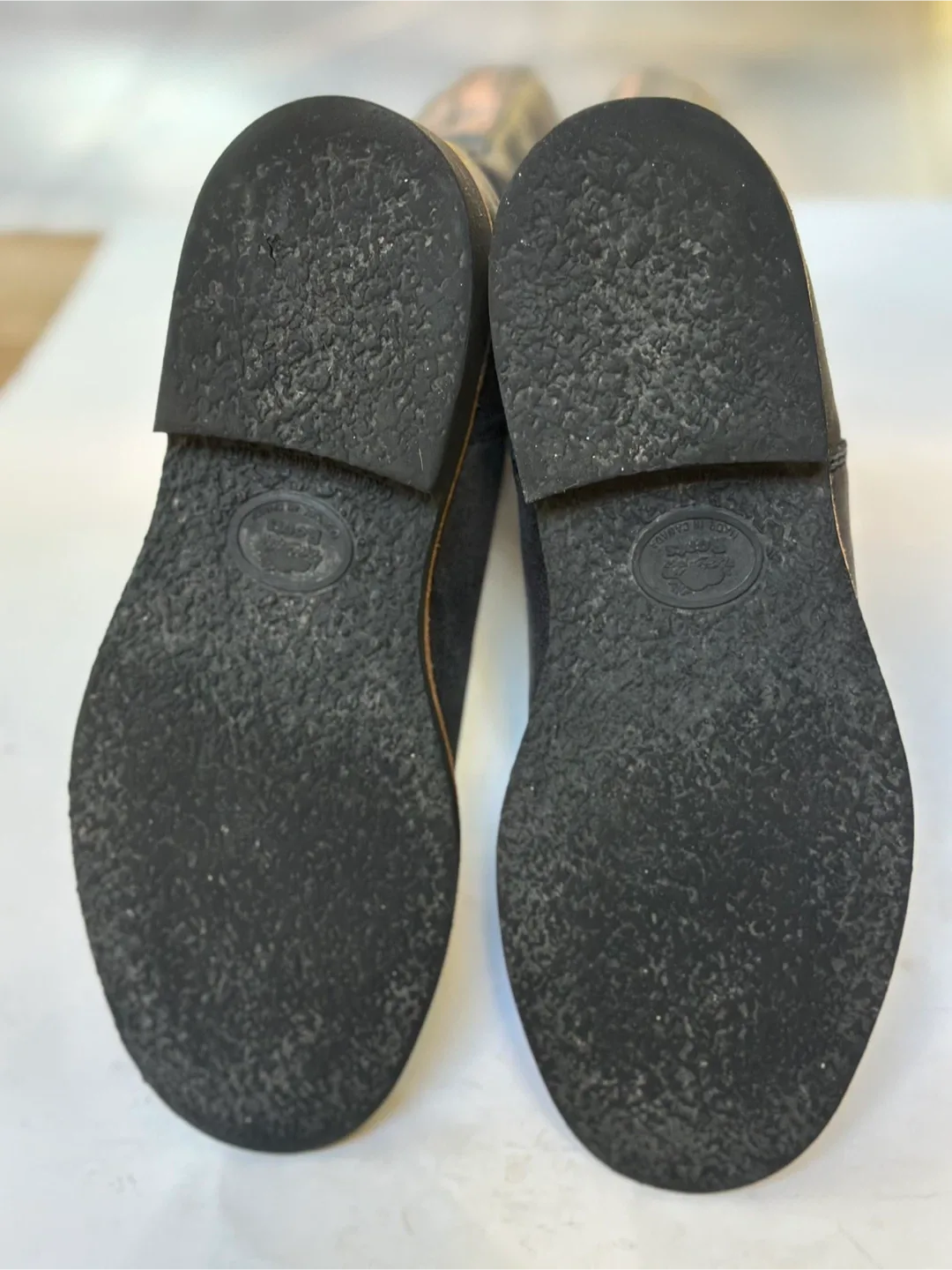 ROOTS  Knee High Nubuck Leather Boots - size 8 image indicator(7)