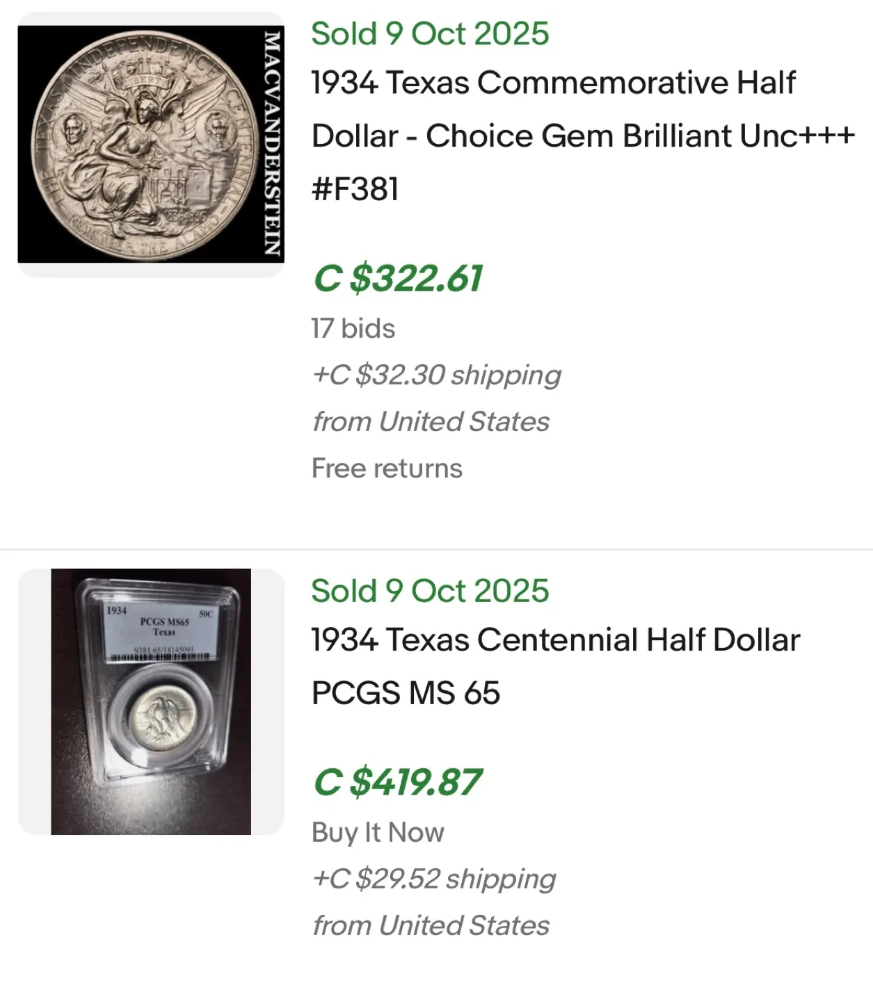 1934 Texas Independence Commemorative Silver Half Dollar image indicator(8)