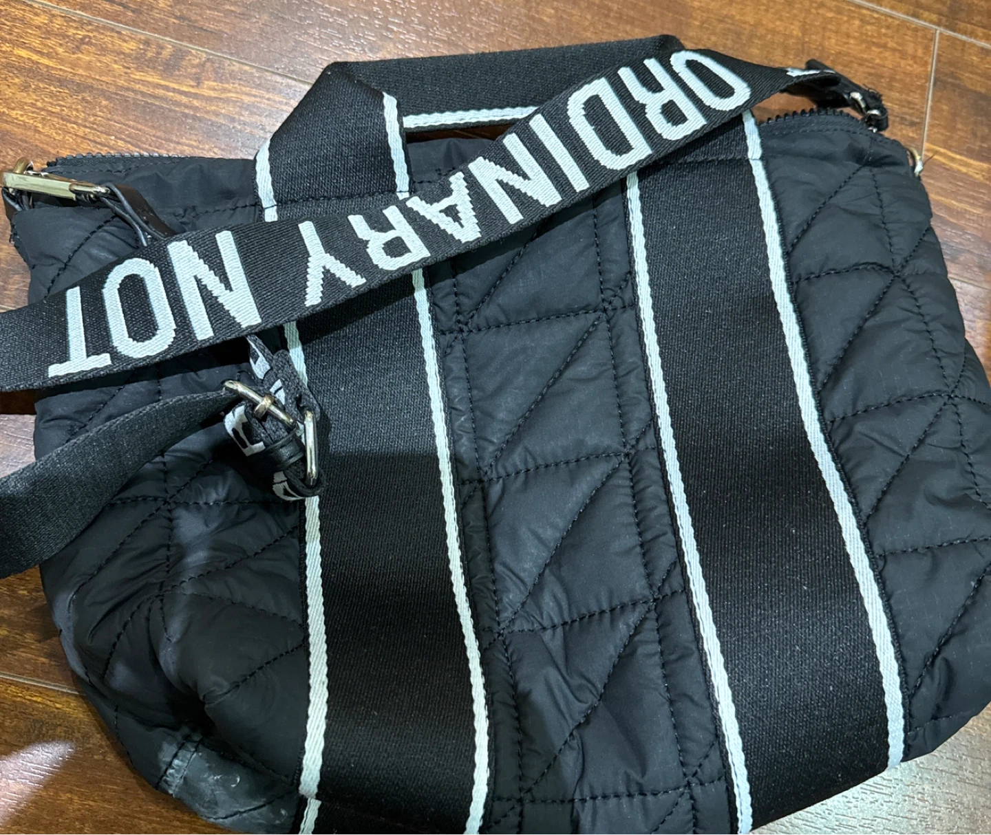 NOT ORDINARY Black Quilted Bag - photo 3