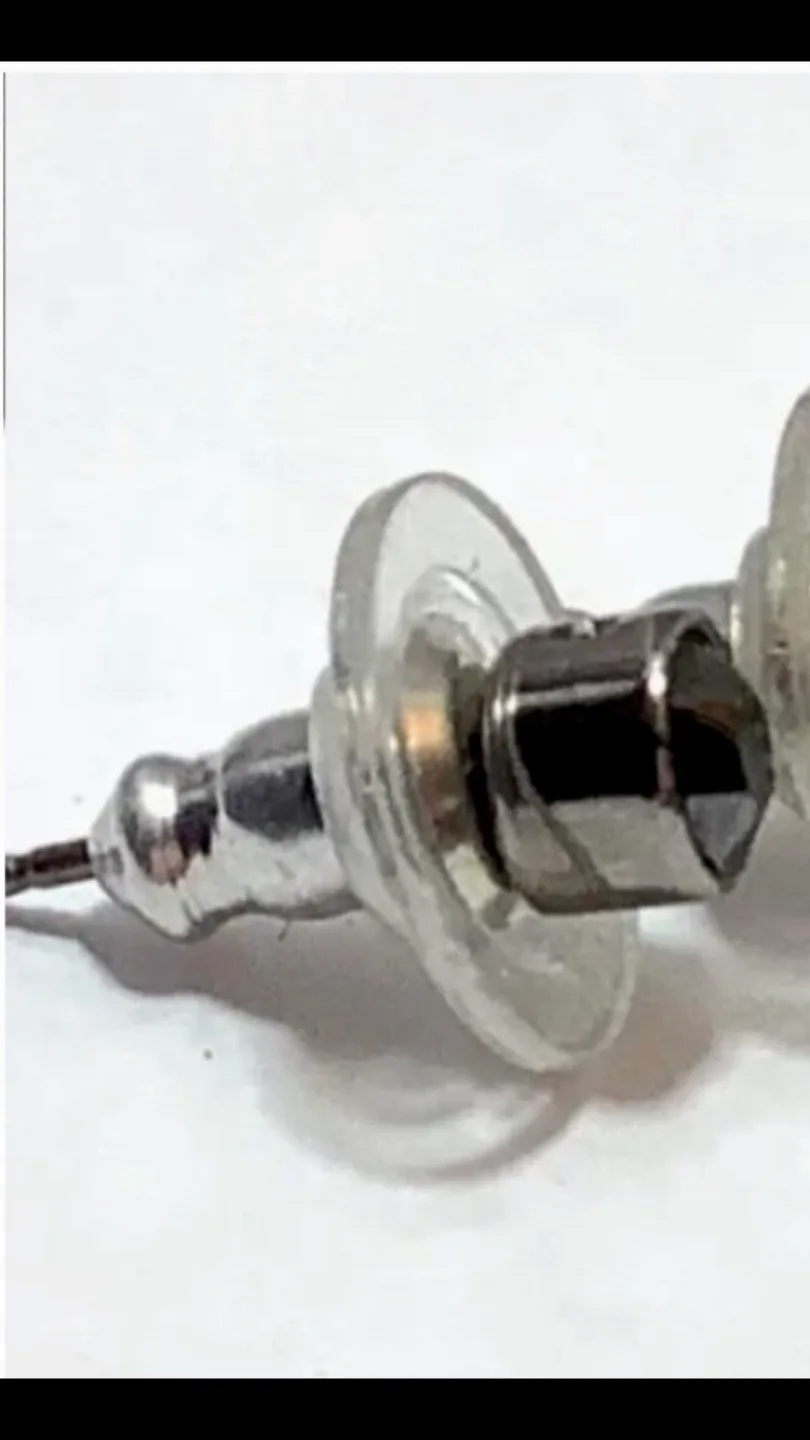 SWAROVSKI Black Crystal STUD Earring in Box- Jewelry image indicator(3)