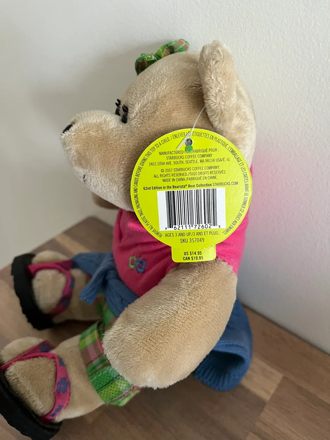 Starbucks Bearista Bear 62nd Edition image indicator(2)