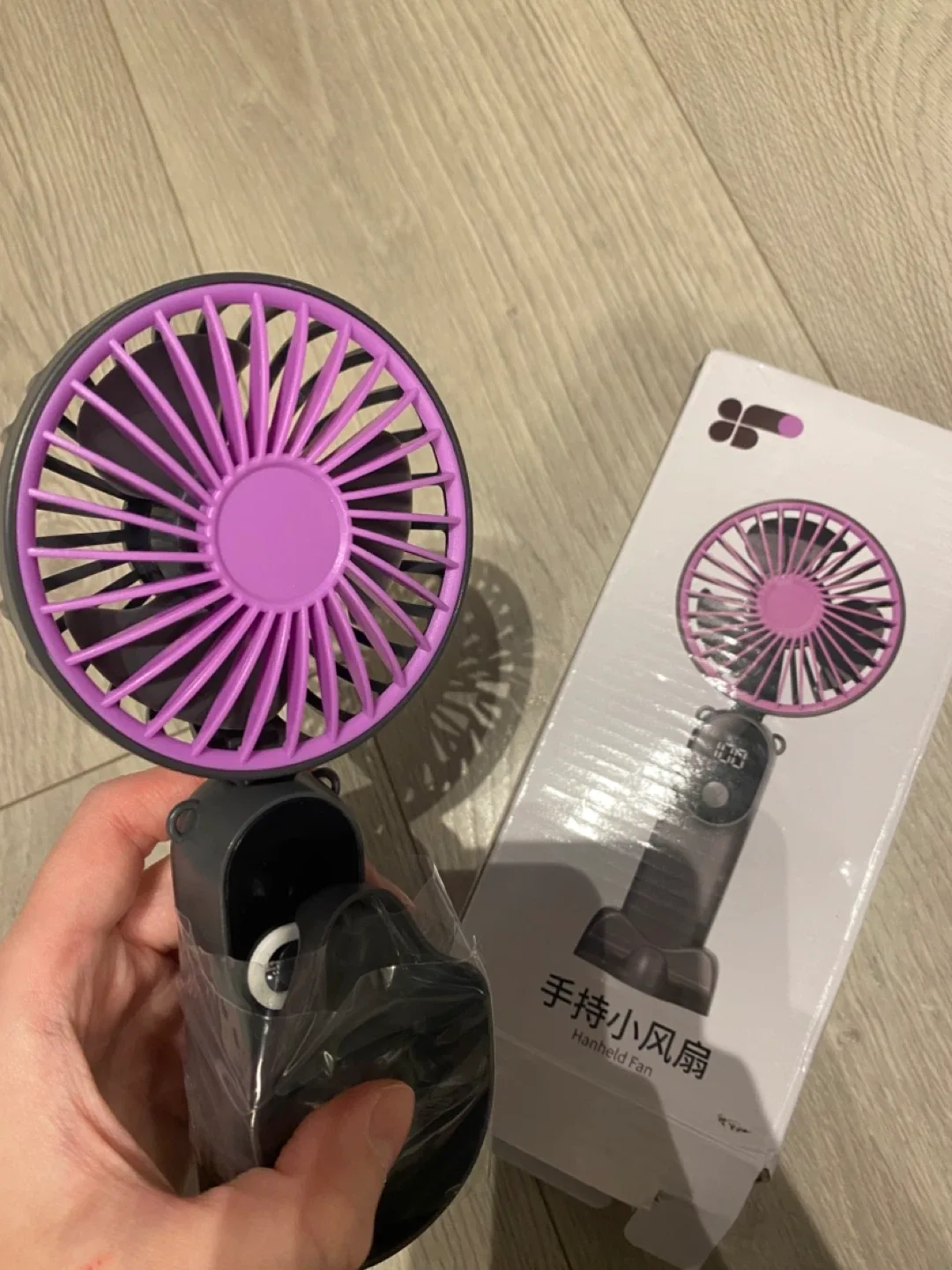 Handheld Mini Fan image indicator(2)