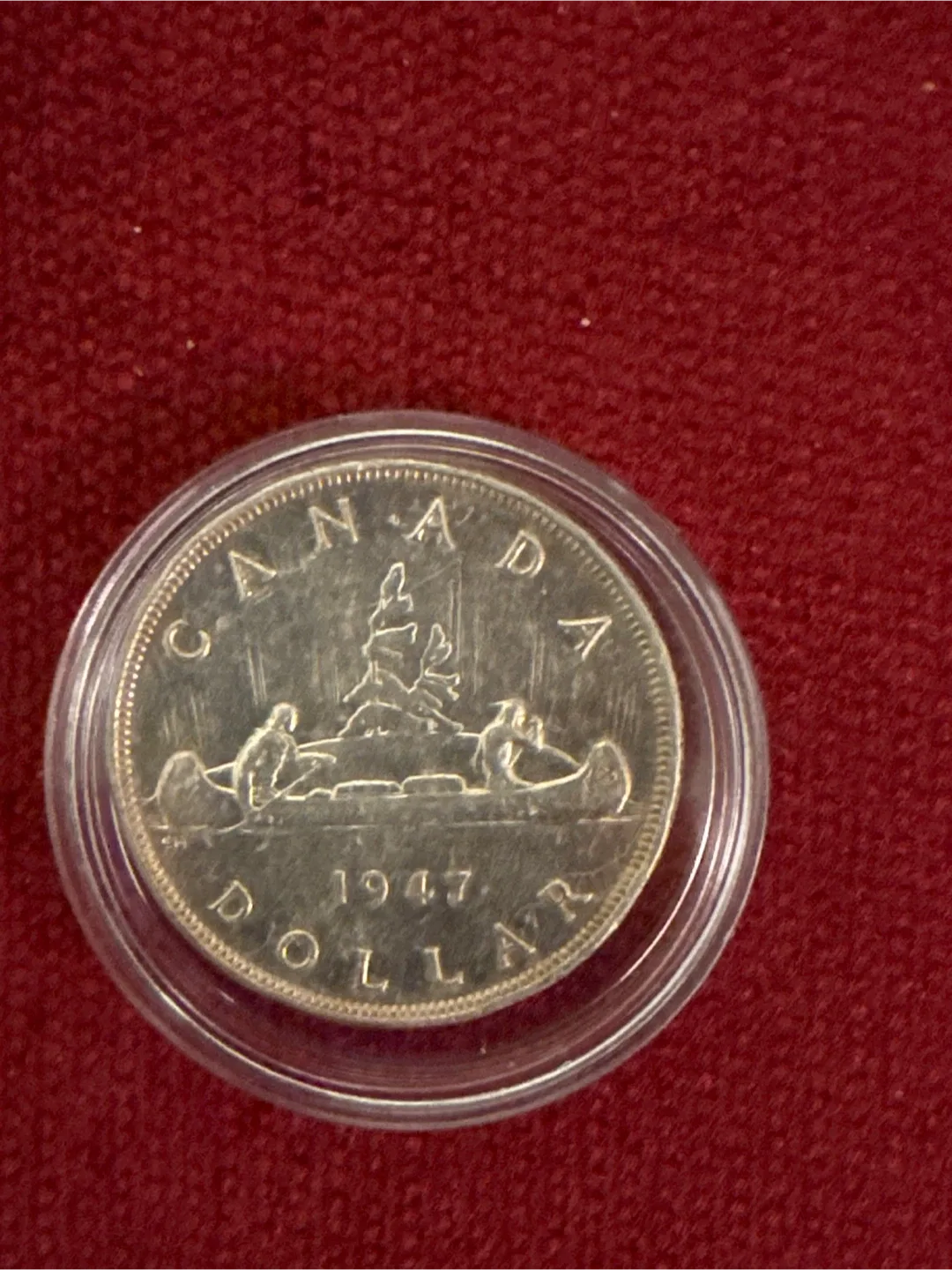 1947 Canada Silver Dollar Coin thumbnail