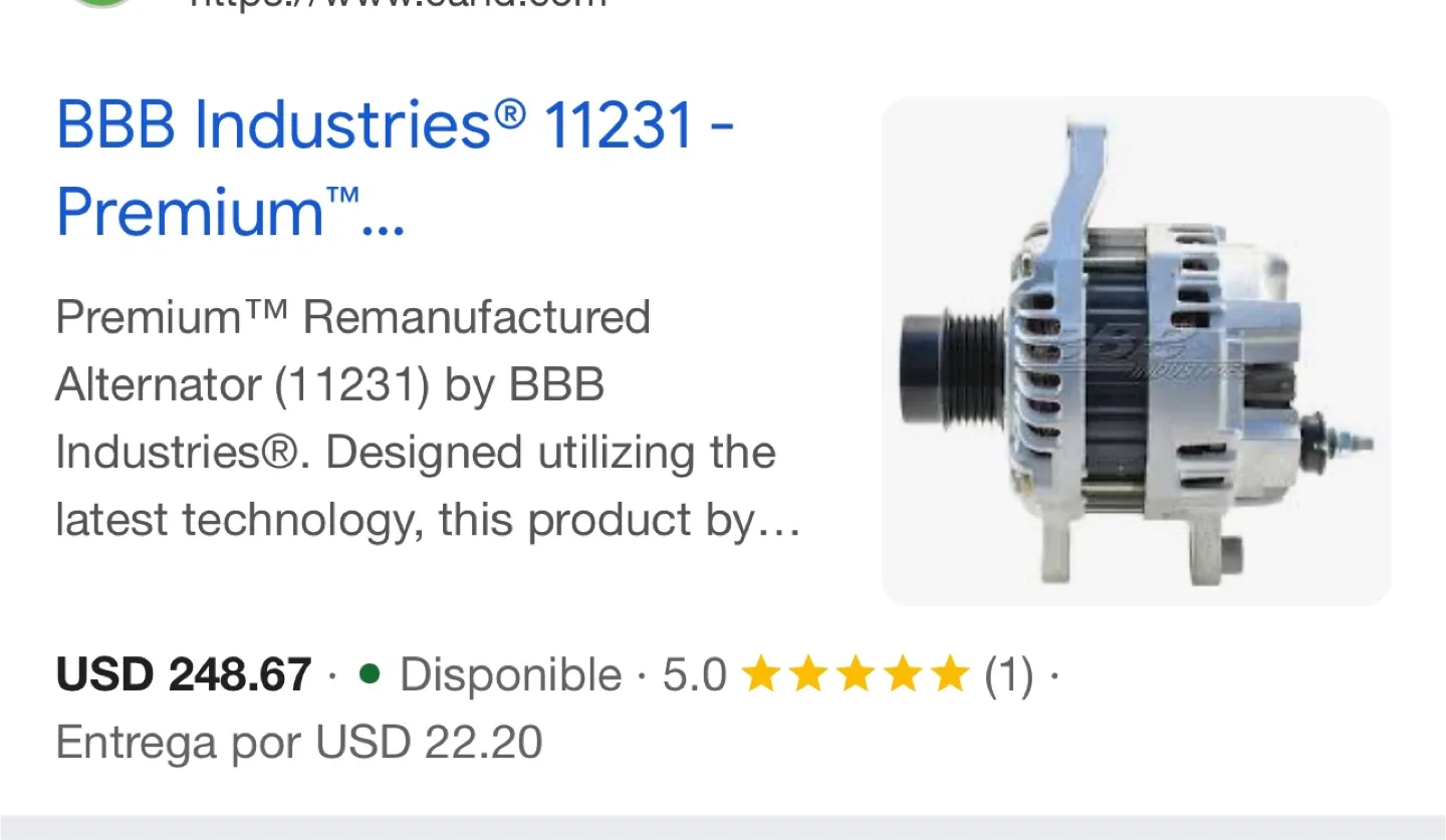 Vision-OE Premium Remanufactured Alternator image indicator(4)