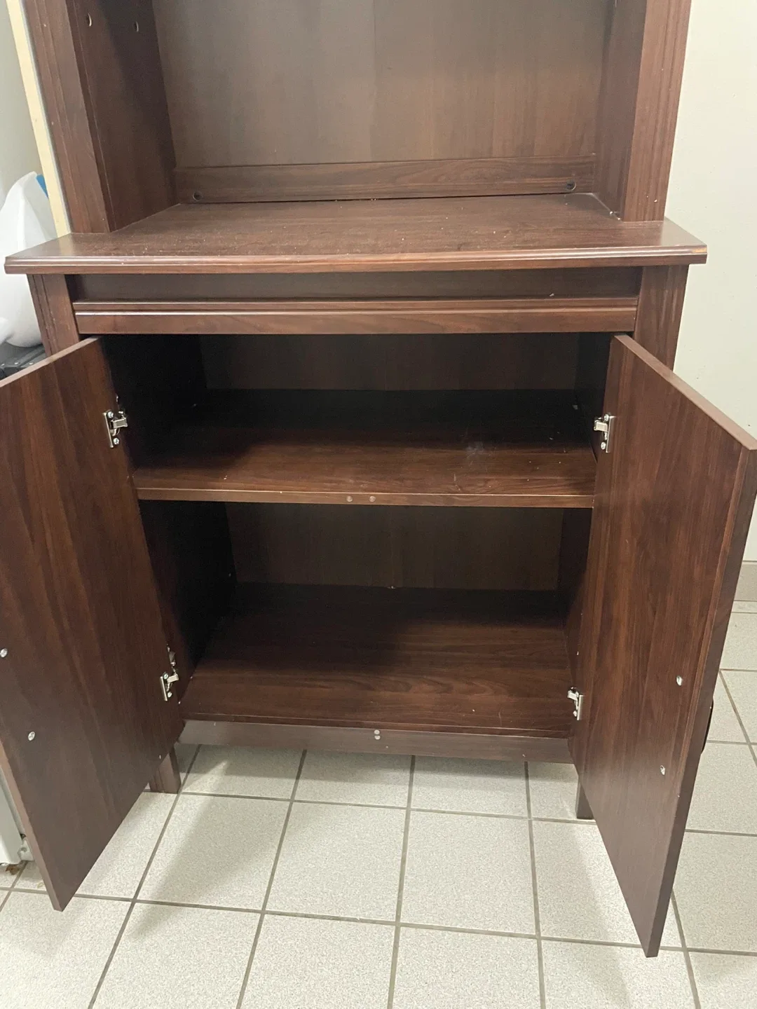 Wooden Hutch Cabinet - Brown image indicator(2)