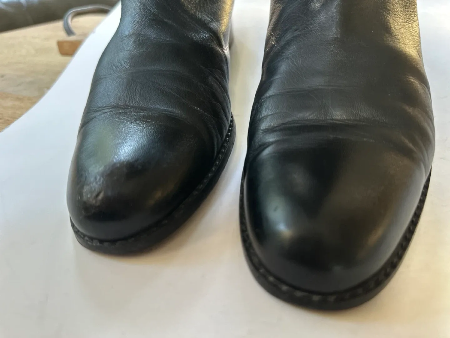 Luxury Leather Knee-High Boots Size EUR 38.5  / US 7.5 image indicator(3)