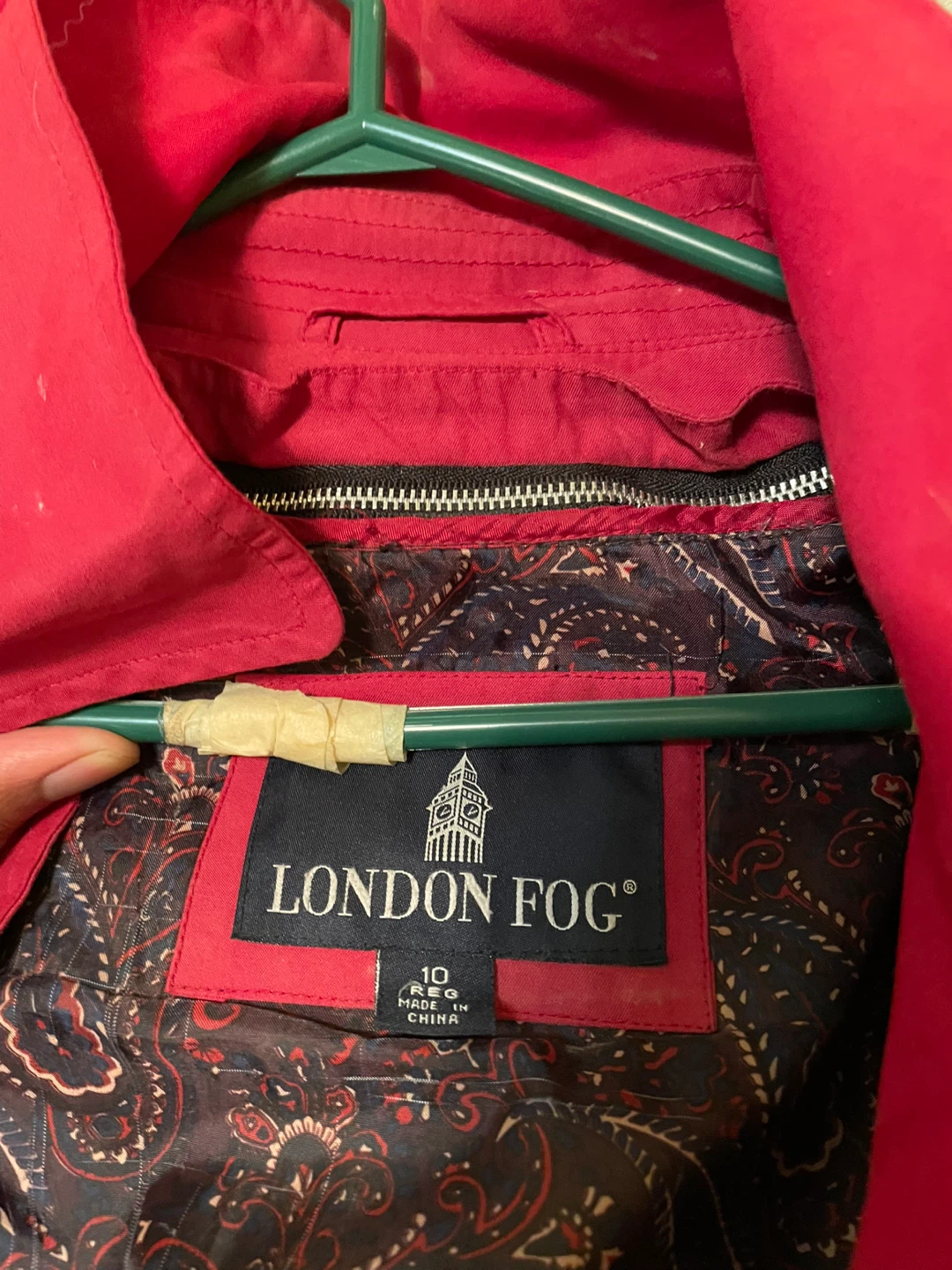 Red London Fog Coat Available - photo 2