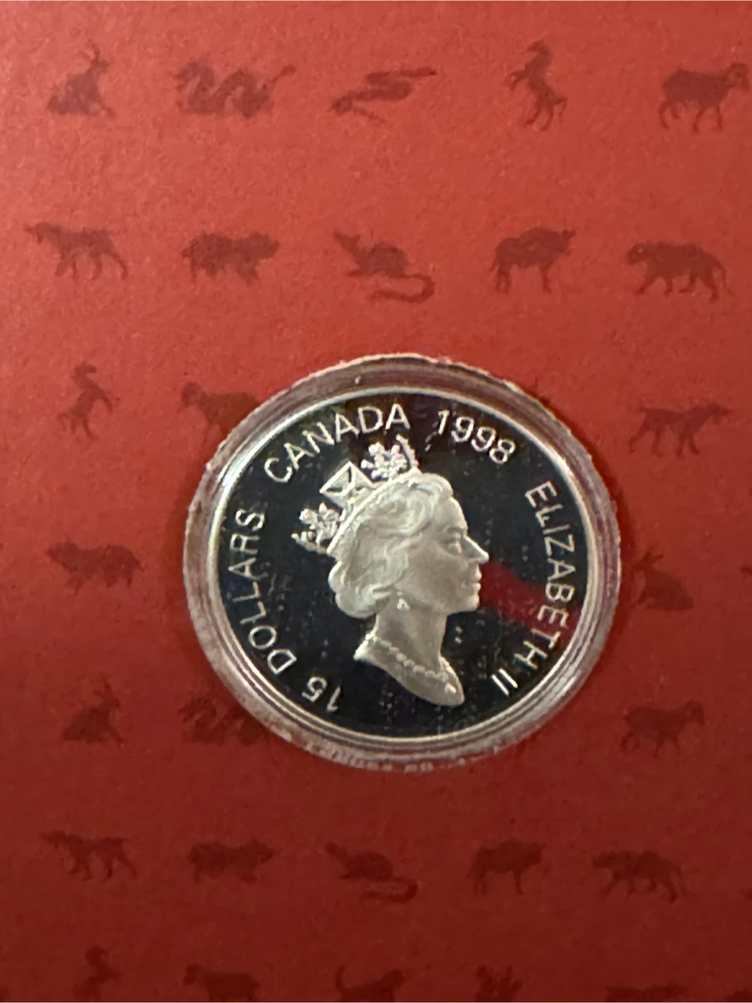 1998 Canada $15 Year of the Tiger Commemorative Coin - photo 4