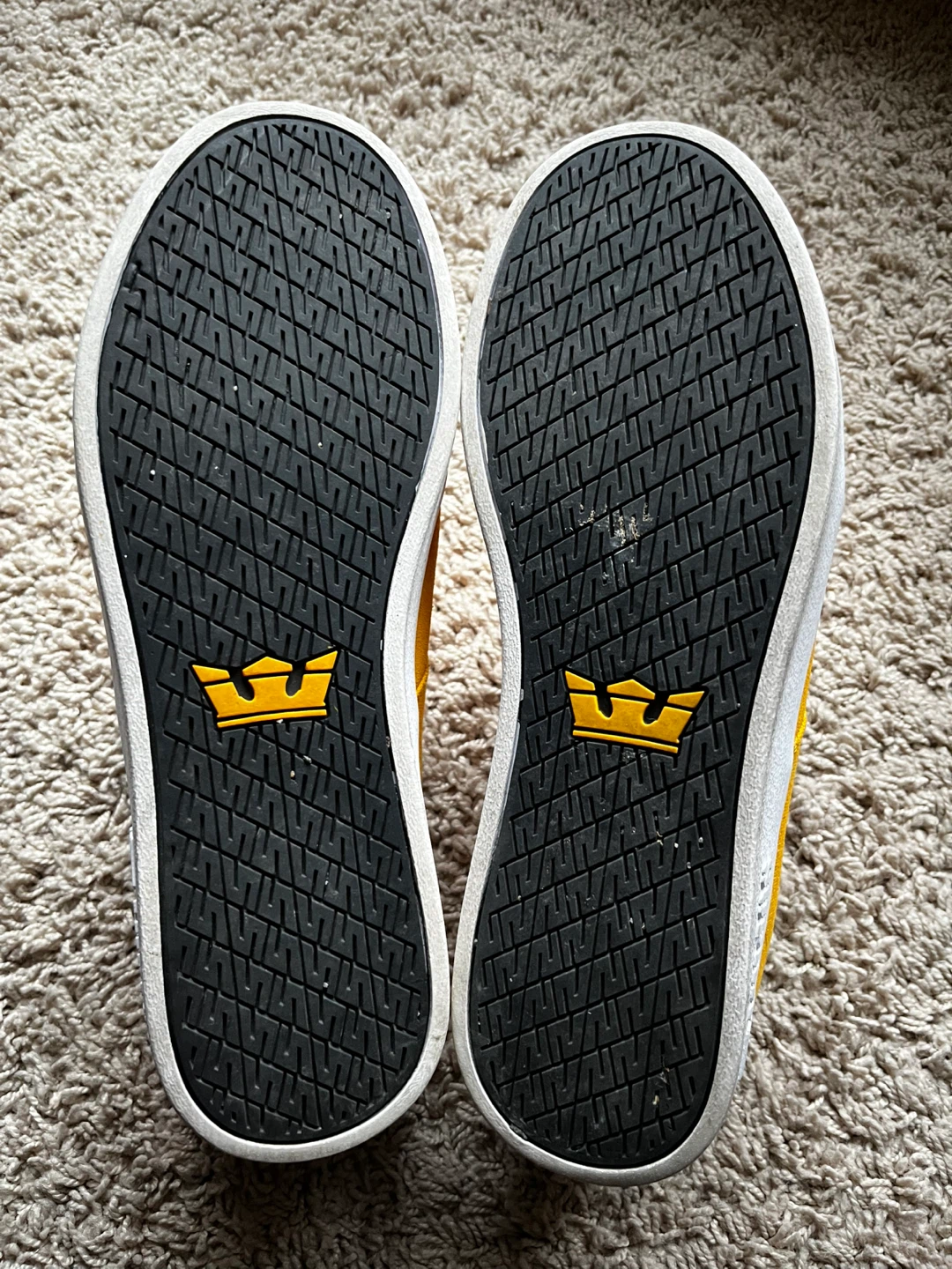 Supra Yellow Canvas Sneakers US 9 - photo 4