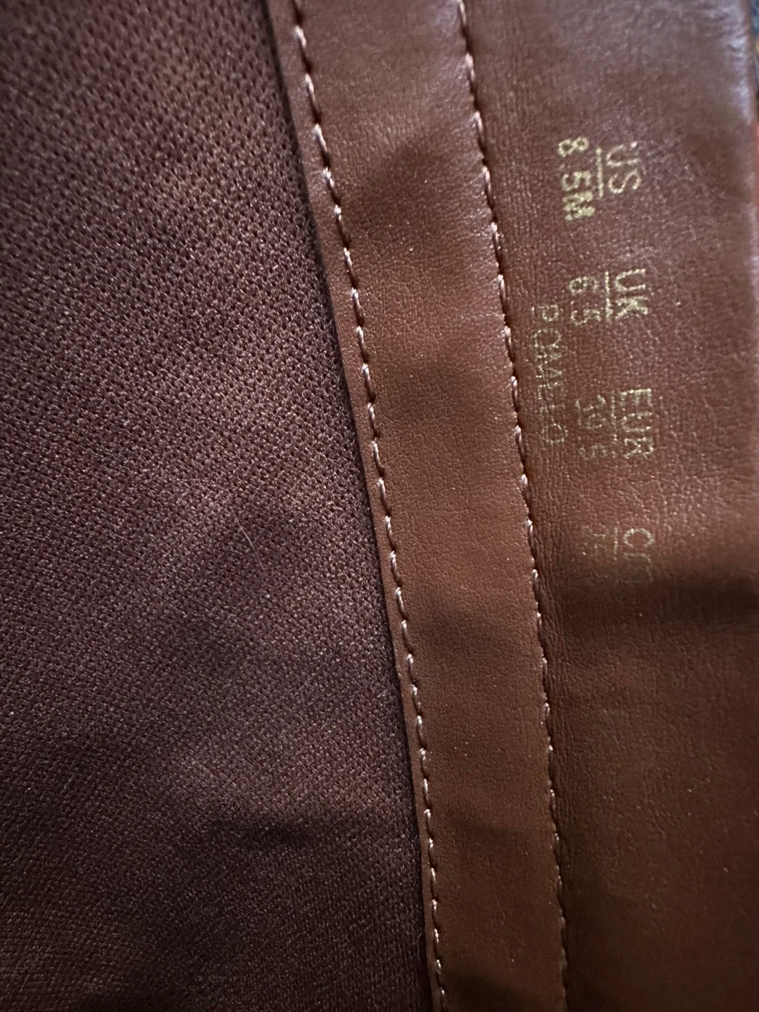 FRANCO SARTO Brown Leather Riding Boots. size EUR 39.5 / US 8.5 image indicator(7)