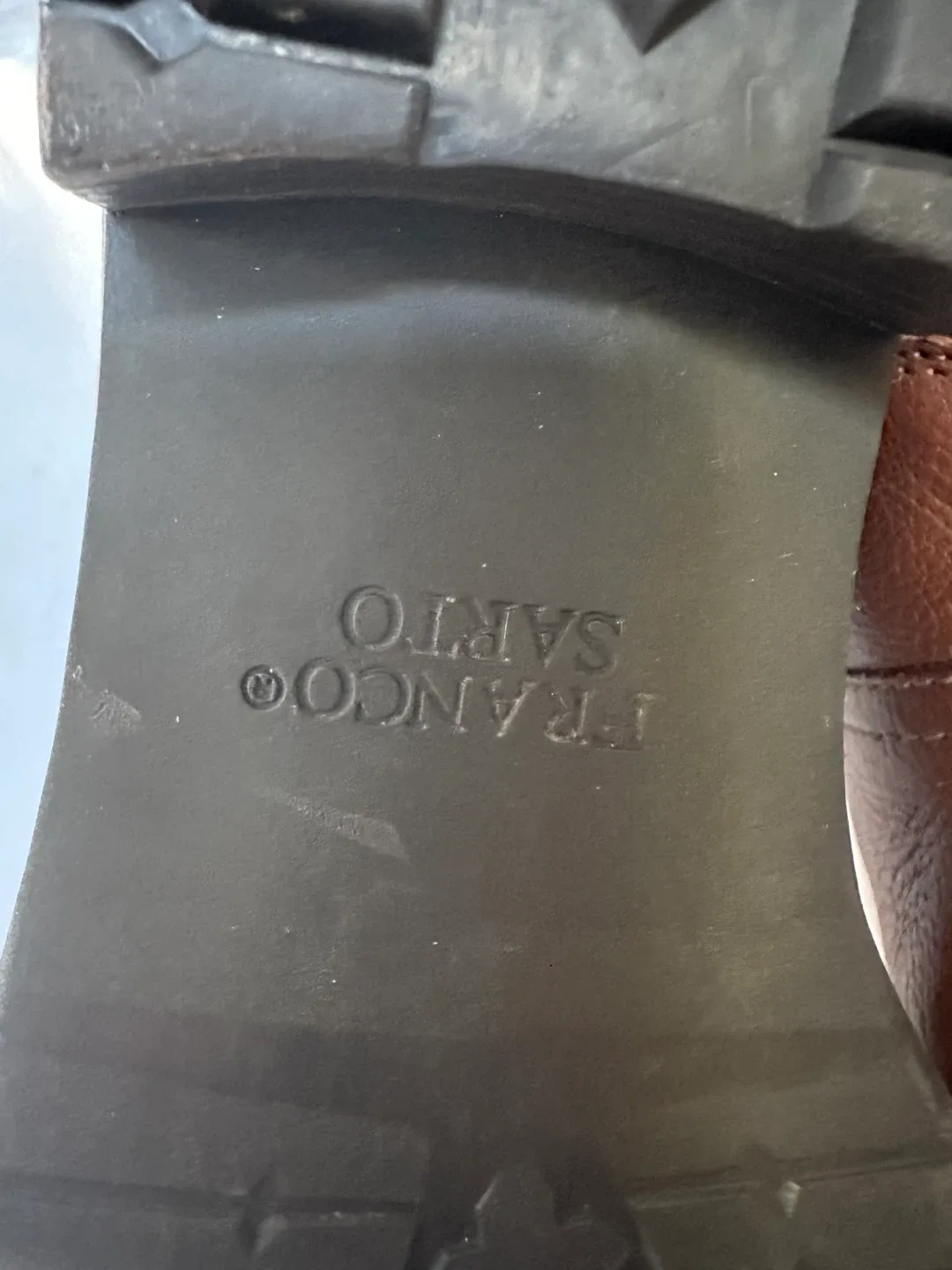 FRANCO SARTO Brown Leather Riding Boots. size EUR 39.5 / US 8.5 image indicator(9)