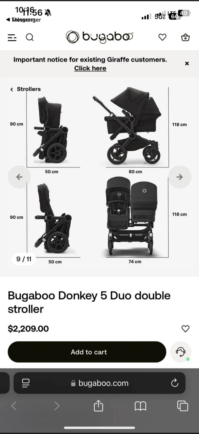 Bugaboo Donkey 5 Duo Double Stroller - photo 4