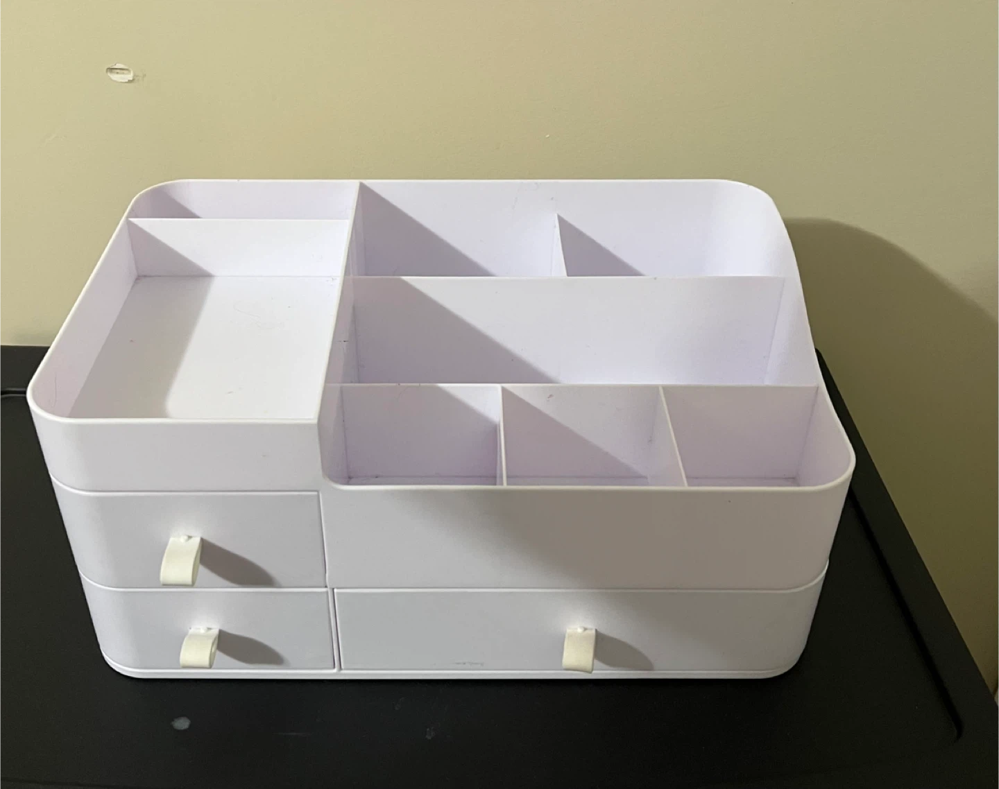 White Cosmetic Organizer
