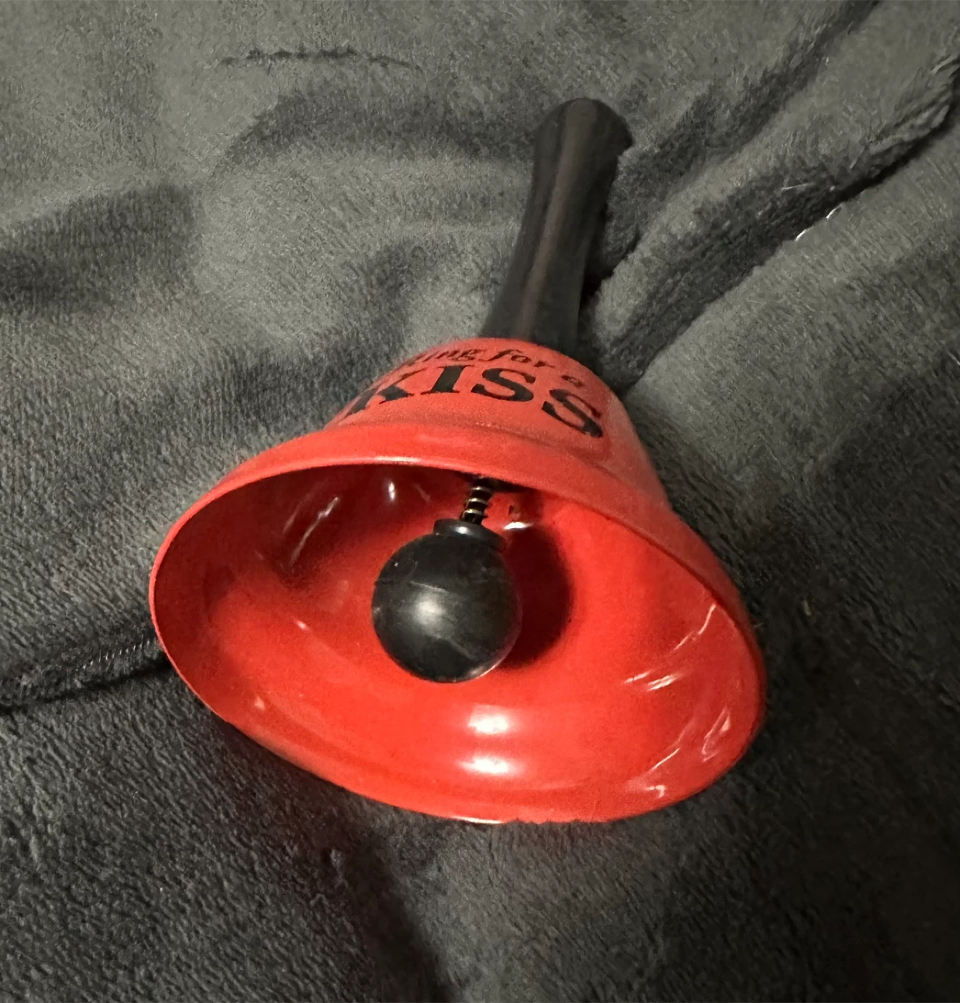 FREE Red 'Ring for a Kiss' Bell - photo 2