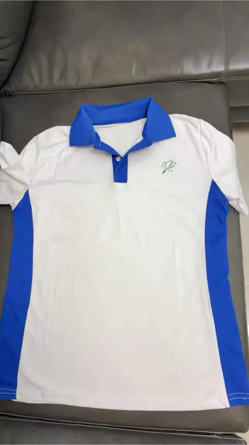 White & Blue Polo Shirt - Size S image indicator(2)