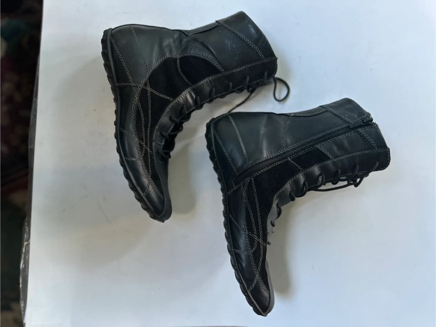 GEOX Mid Calf women’s boxing Boots, Vintage Sz. EUR 39/US 8-8.5 image indicator(4)