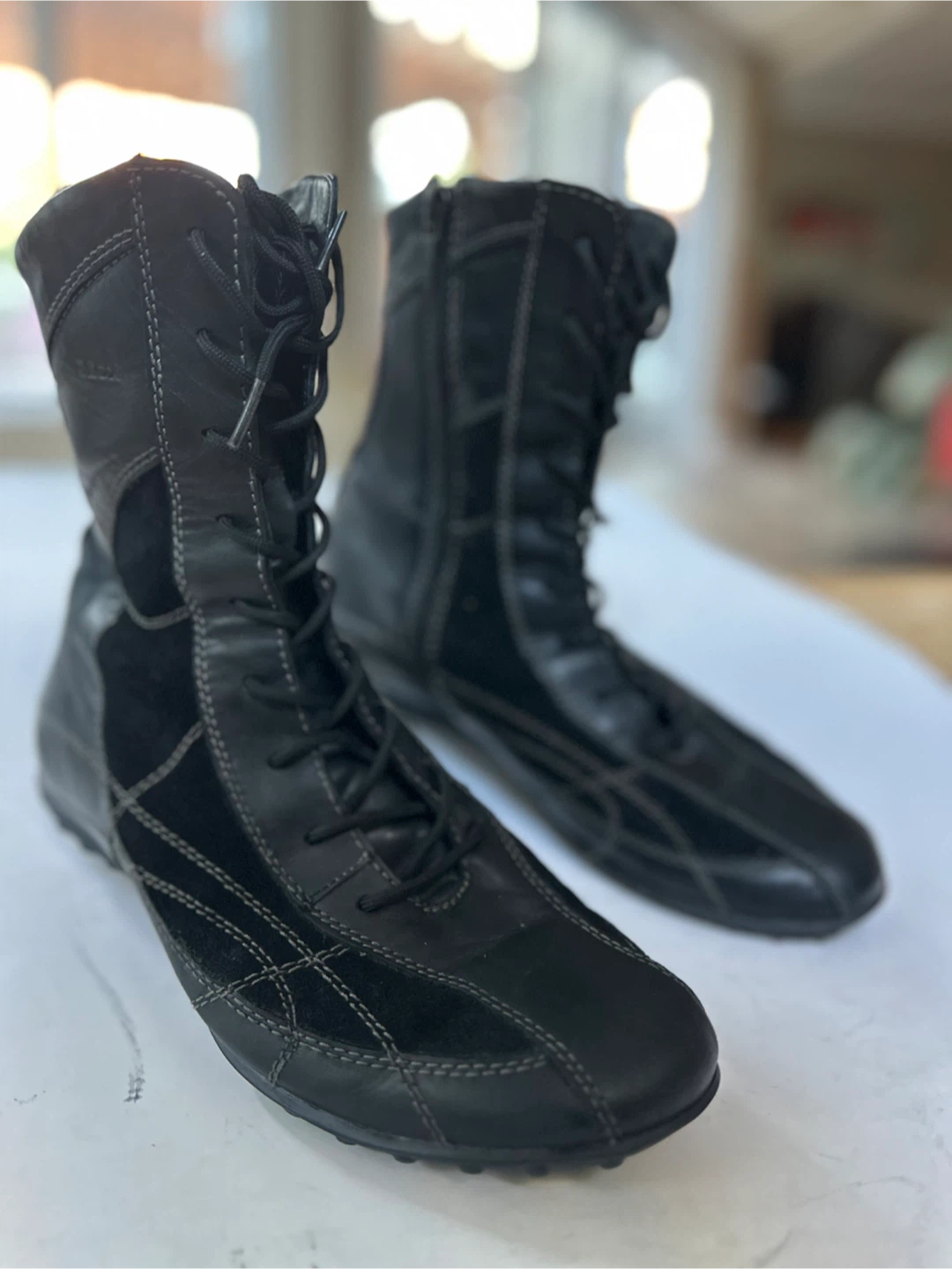 GEOX Mid Calf women’s boxing Boots, Vintage Sz. EUR 39/US 8-8.5