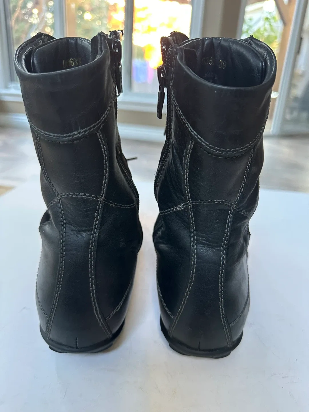 GEOX Mid Calf women’s boxing Boots, Vintage Sz. EUR 39/US 8-8.5 image indicator(9)