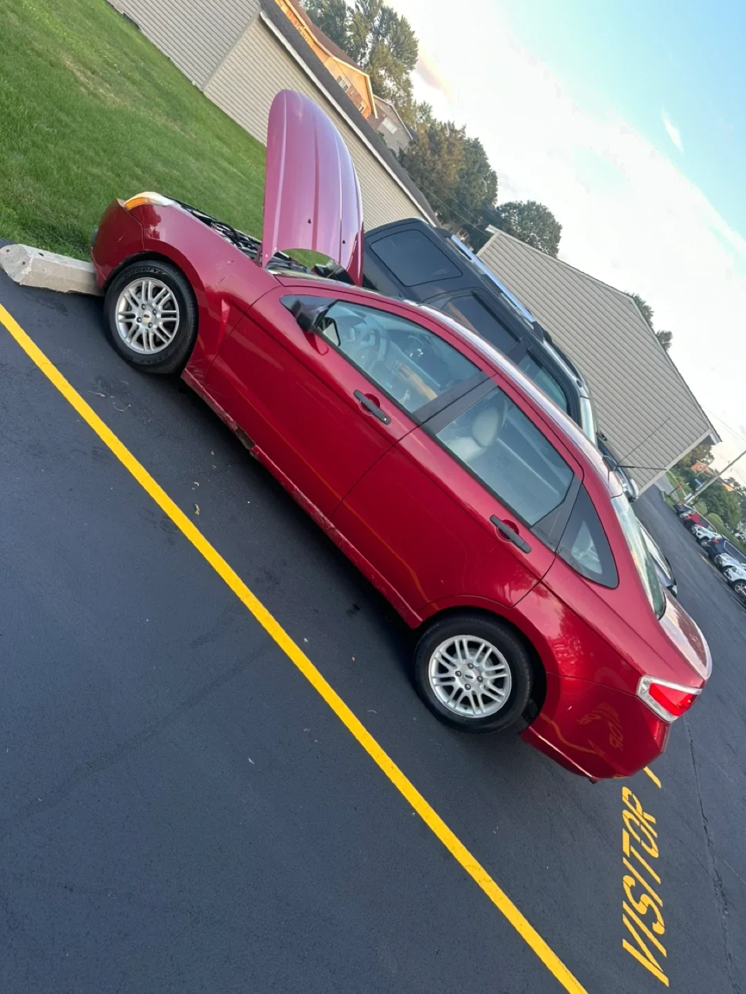 Red Ford Focus Sedan image indicator(8)