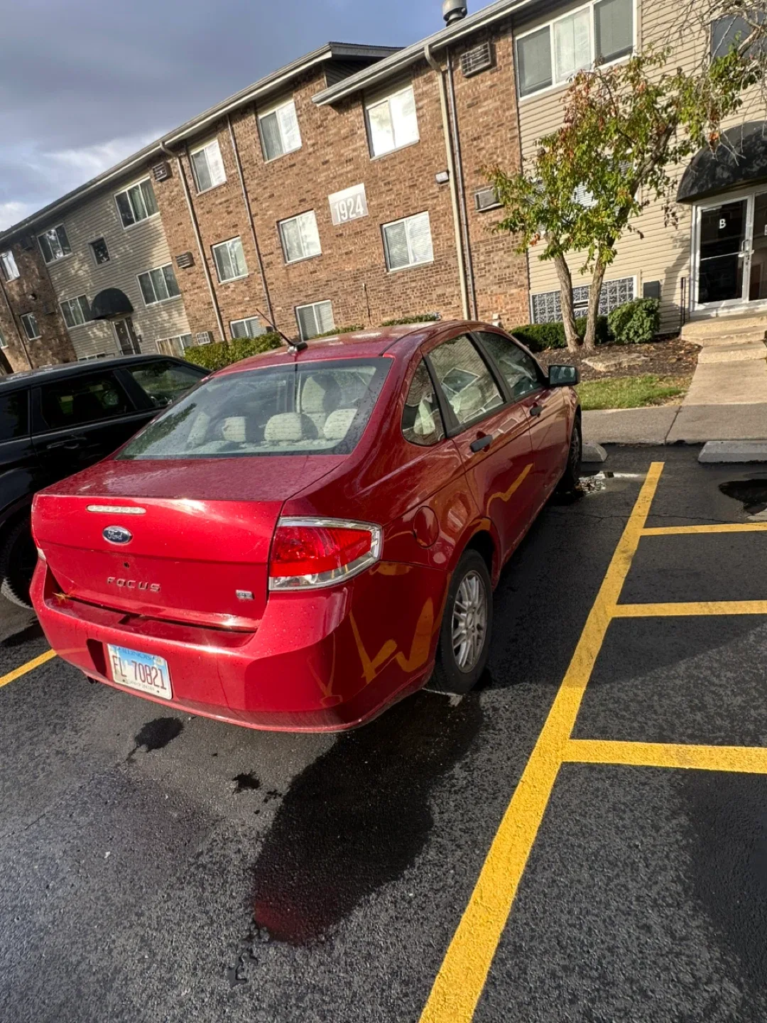 Red Ford Focus Sedan image indicator(5)