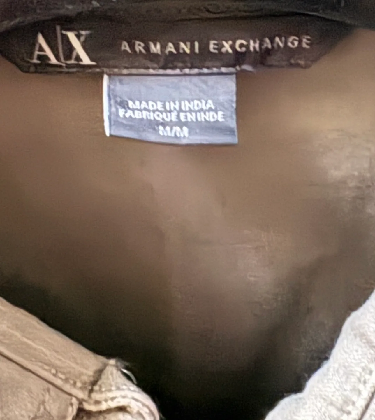 Armani Exchange Khaki Jacket - Size M image indicator(3)