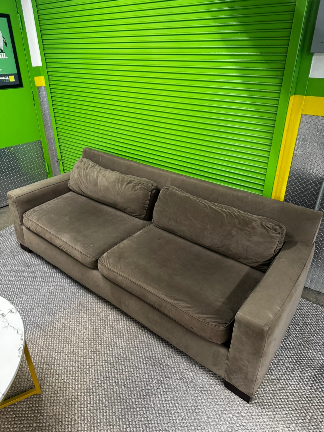 Brown West Elm Couch - FREE DELIVERY - photo 4