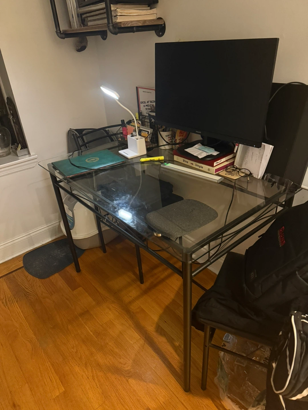 Glass Top Desk