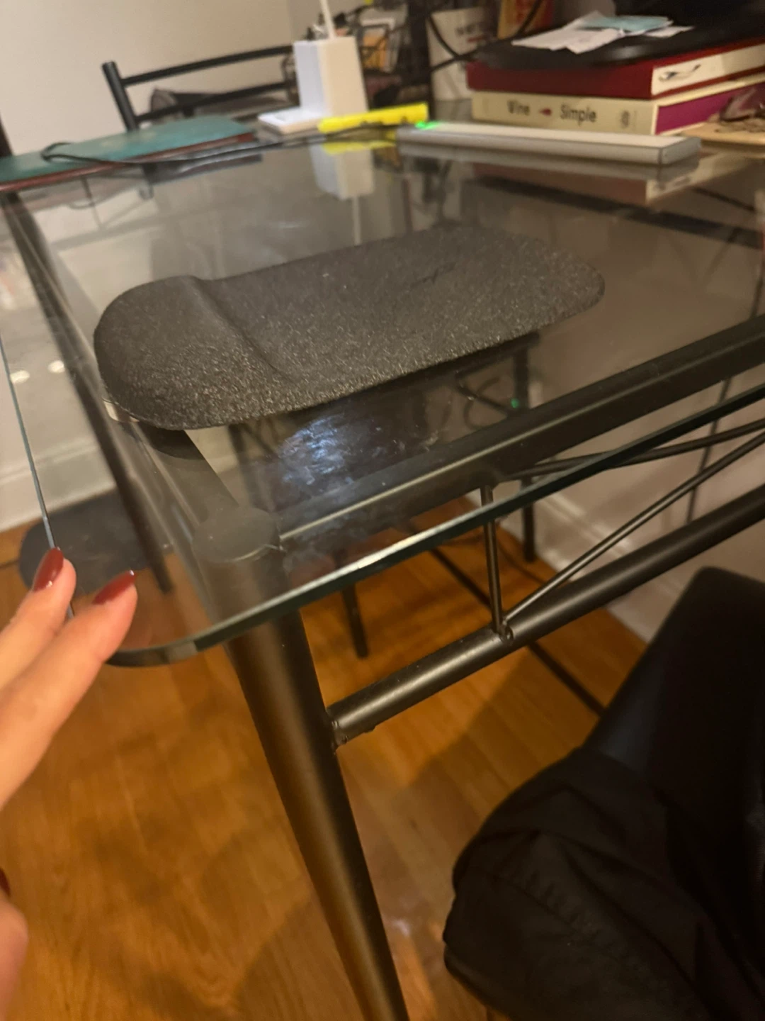 Glass Top Desk - photo 3