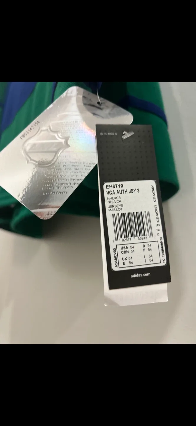 Autographed Canucks Hoglander Jersey image indicator(3)