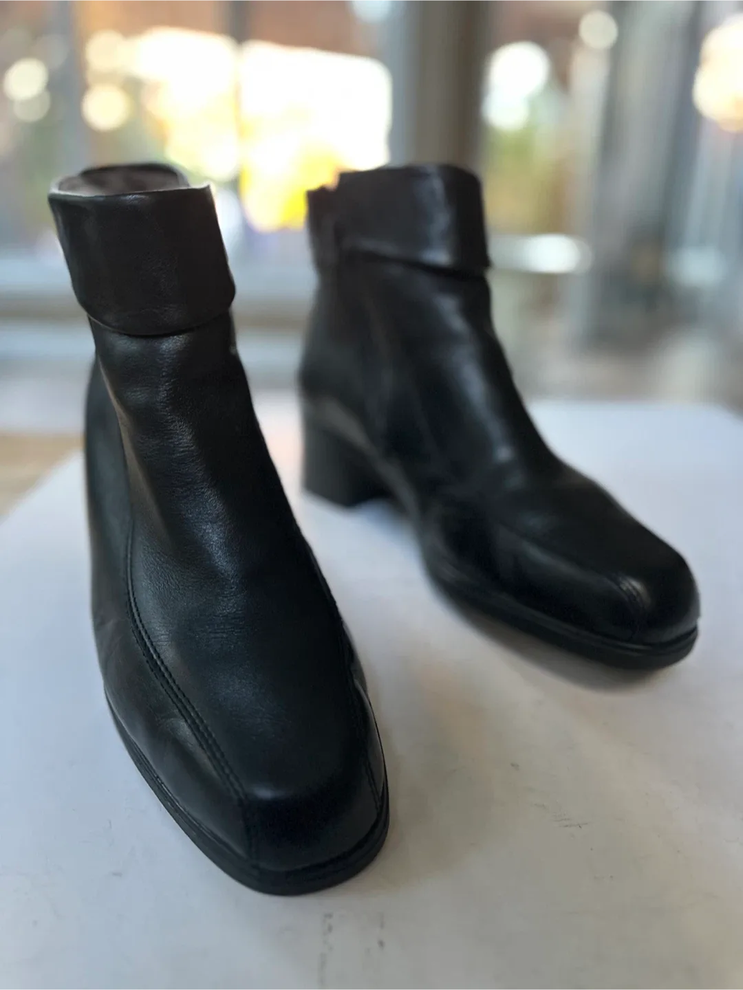 RIEKER  fur lined Leather Ankle Boots SZ. EUR 41/ US 10-10.5 image indicator(2)