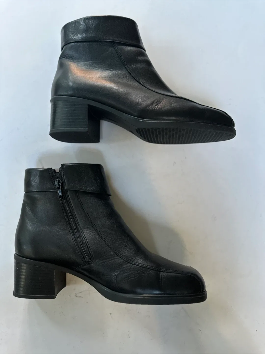 RIEKER  fur lined Leather Ankle Boots SZ. EUR 41/ US 10-10.5 image indicator(5)