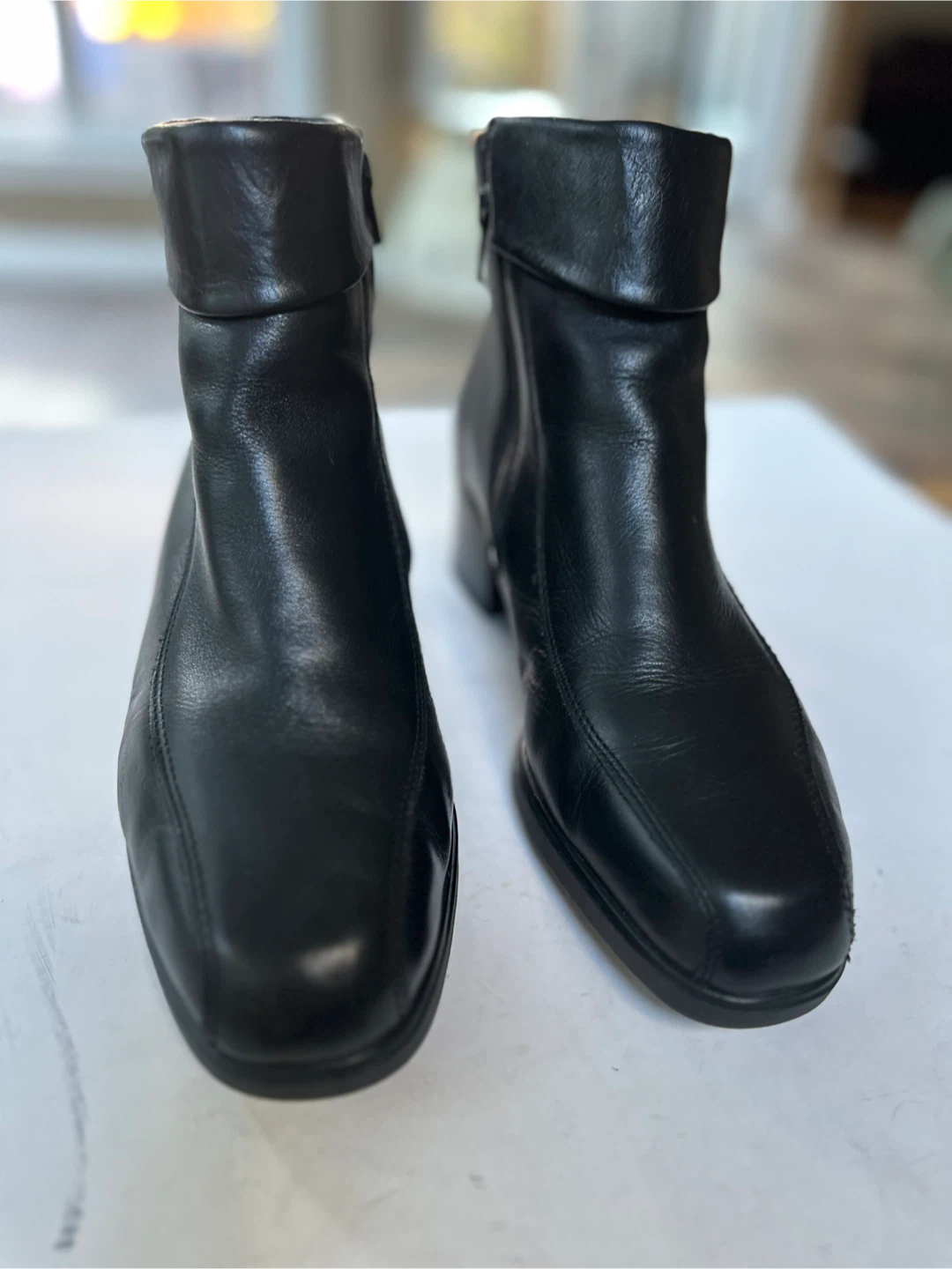 RIEKER  fur lined Leather Ankle Boots SZ. EUR 41/ US 10-10.5