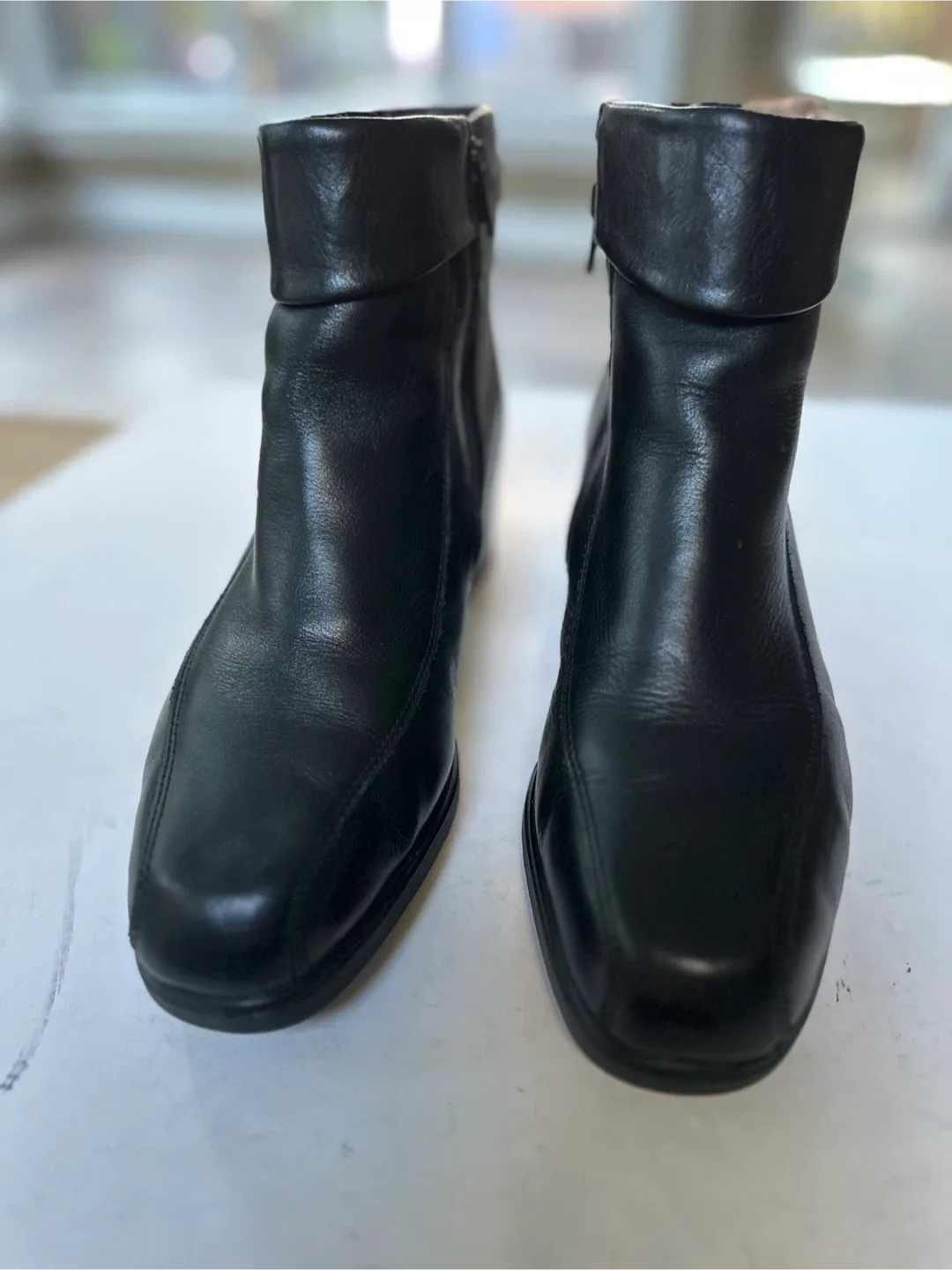 RIEKER  fur lined Leather Ankle Boots SZ. EUR 41/ US 10-10.5 image indicator(9)