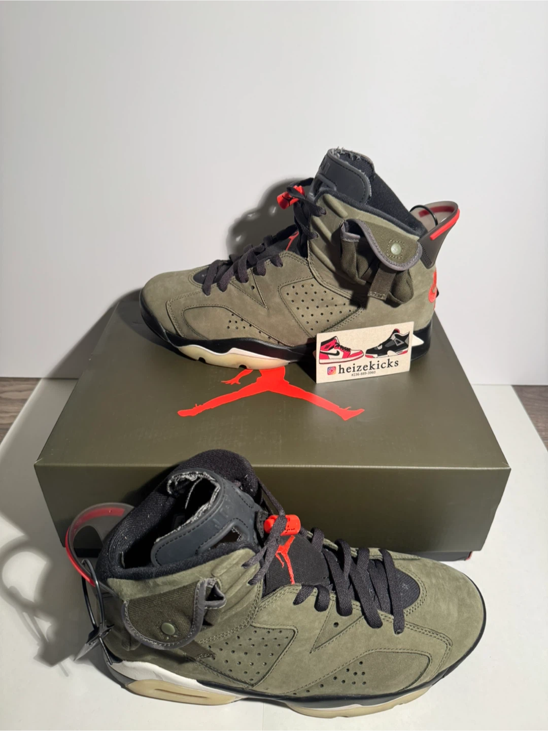 Jordan 6 Travis Scott Olive size 9 - photo 2