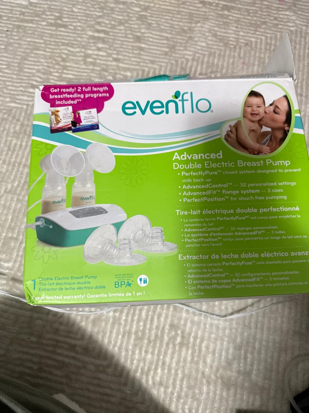 Evenflo Advanced Double Electric Breast Pump image indicator(3)