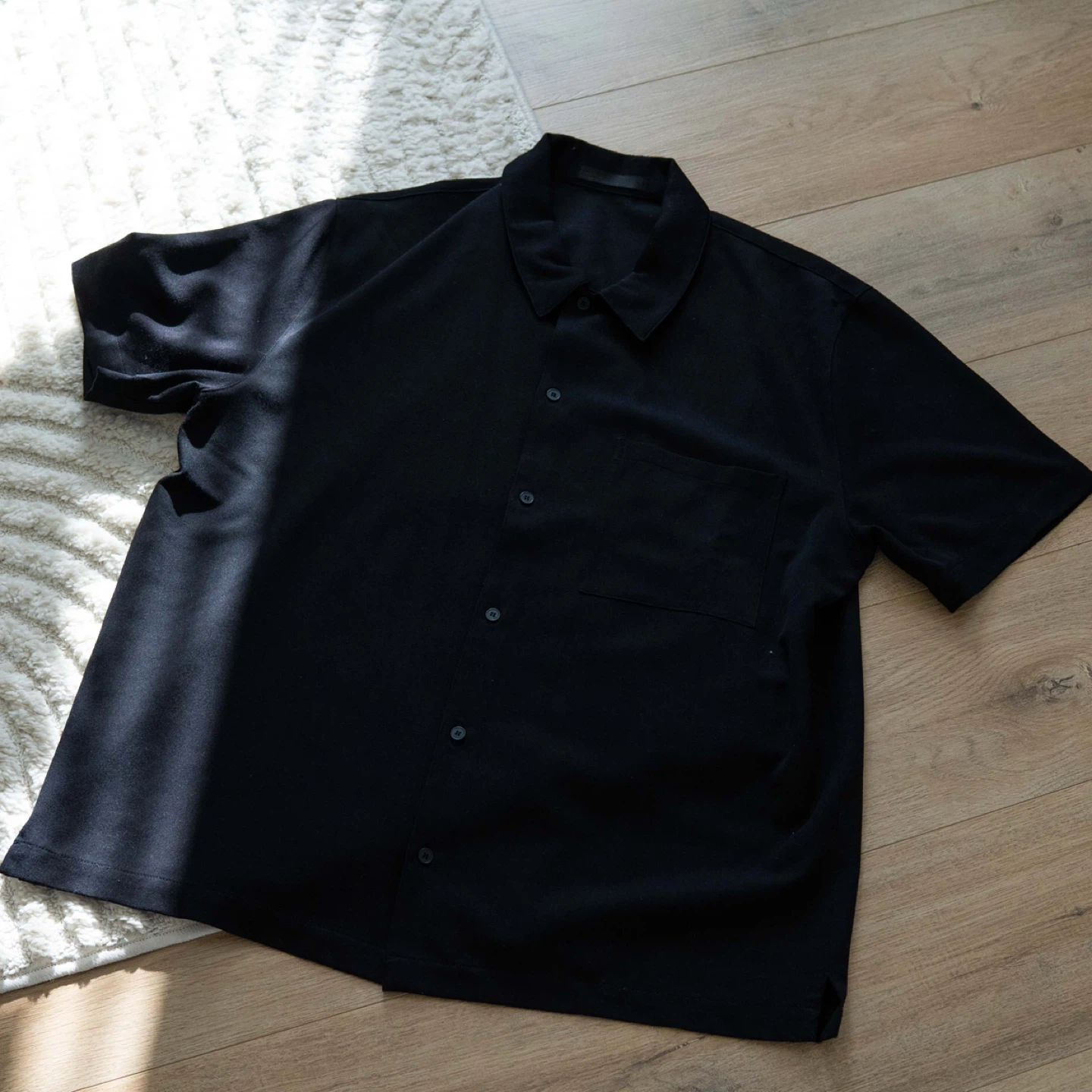 Oak & Fort Black Shirt for man- Size L
