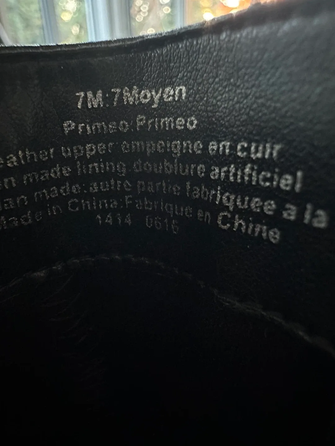 NINE WEST Black Leather Ankle Boots Size 7M image indicator(7)