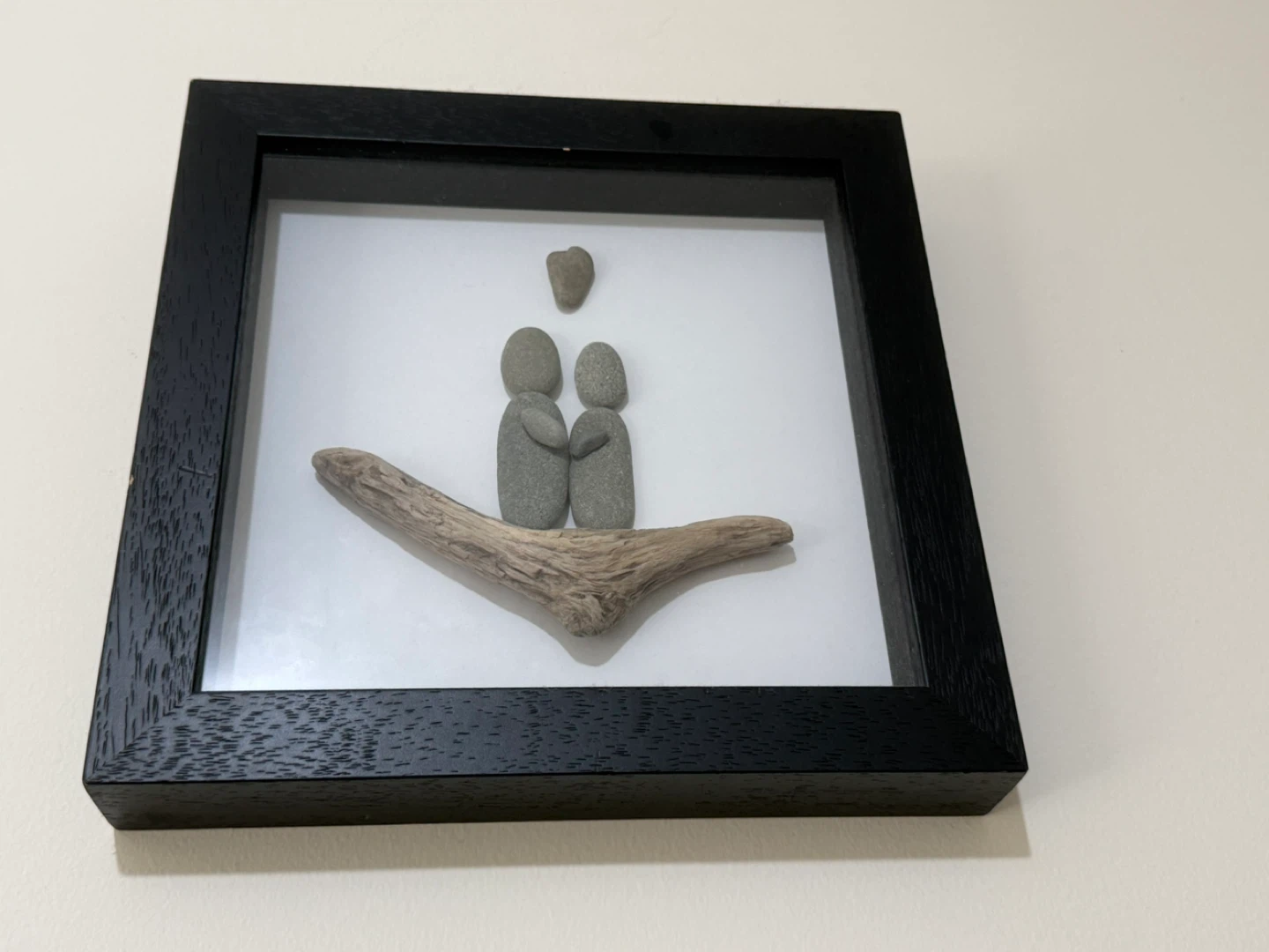 Pebble Art Picture Frame