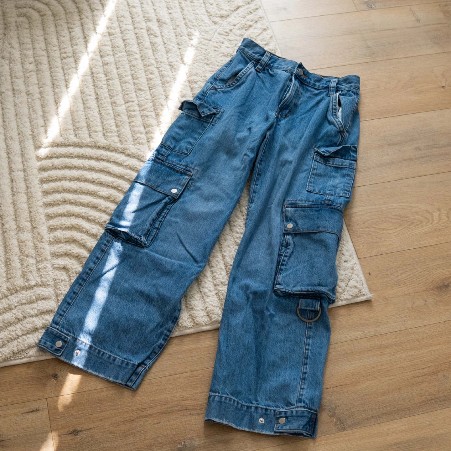 Oak + Fort Denim Cargo Pants - Size 24