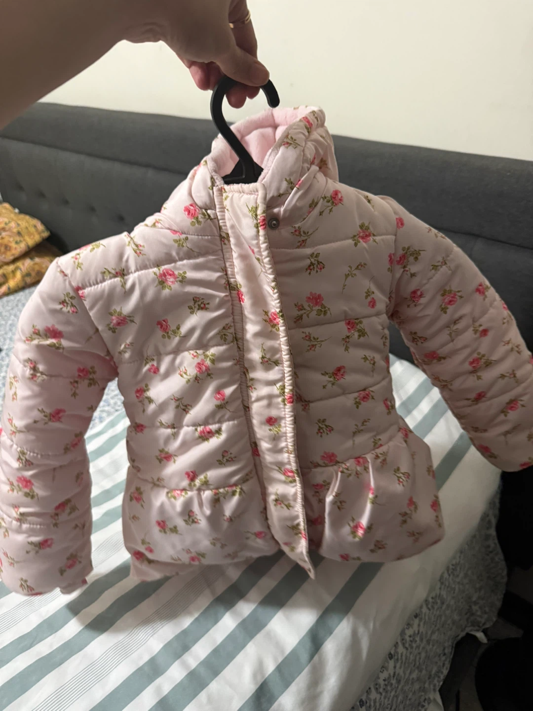 Floral Padded Baby Jacket