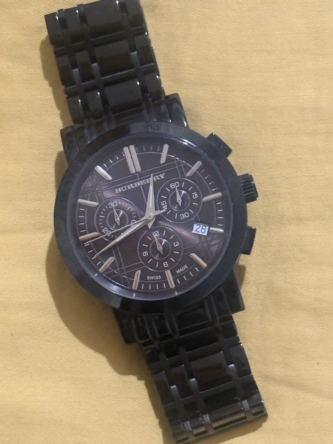 Burberry Black Men’s Watch （need new battery) - photo 3