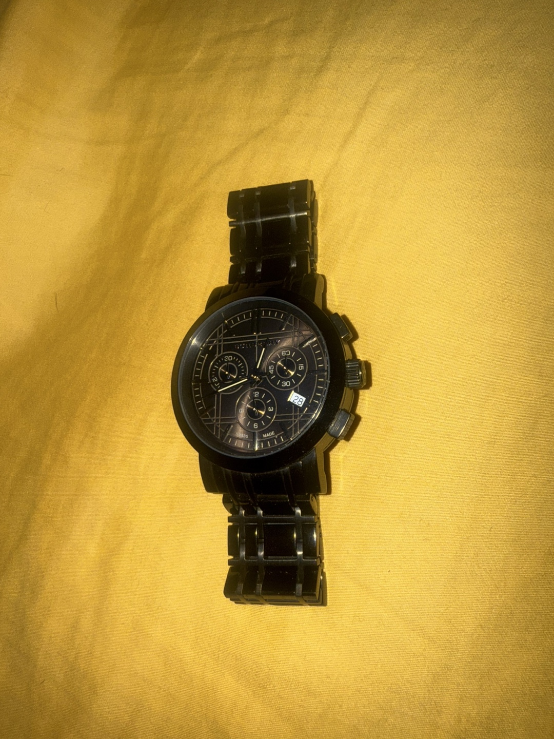 Burberry Black Men’s Watch （need new battery) - photo 2