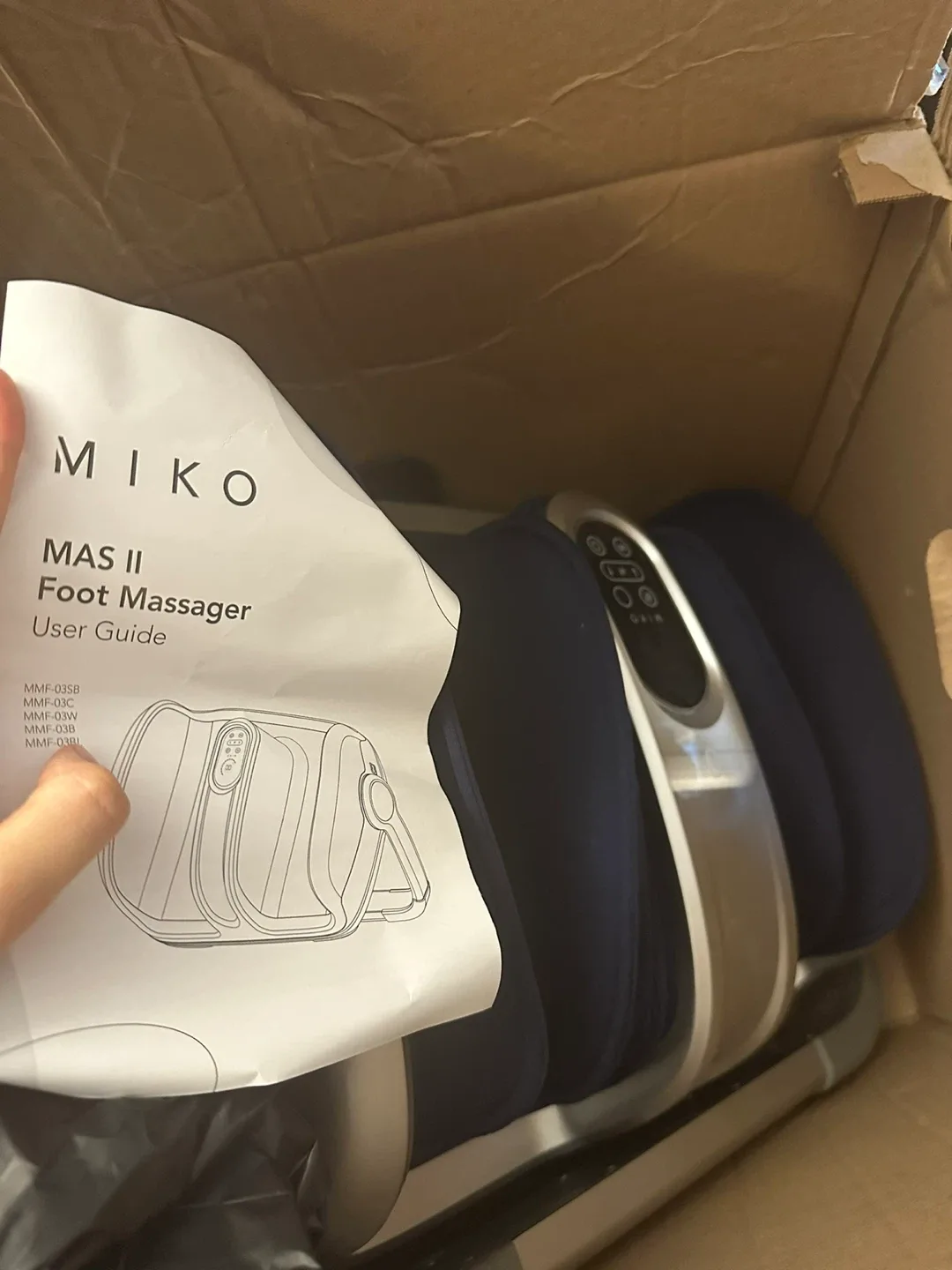 MIKO MAS II Shiatsu Foot Massager w/ Heat