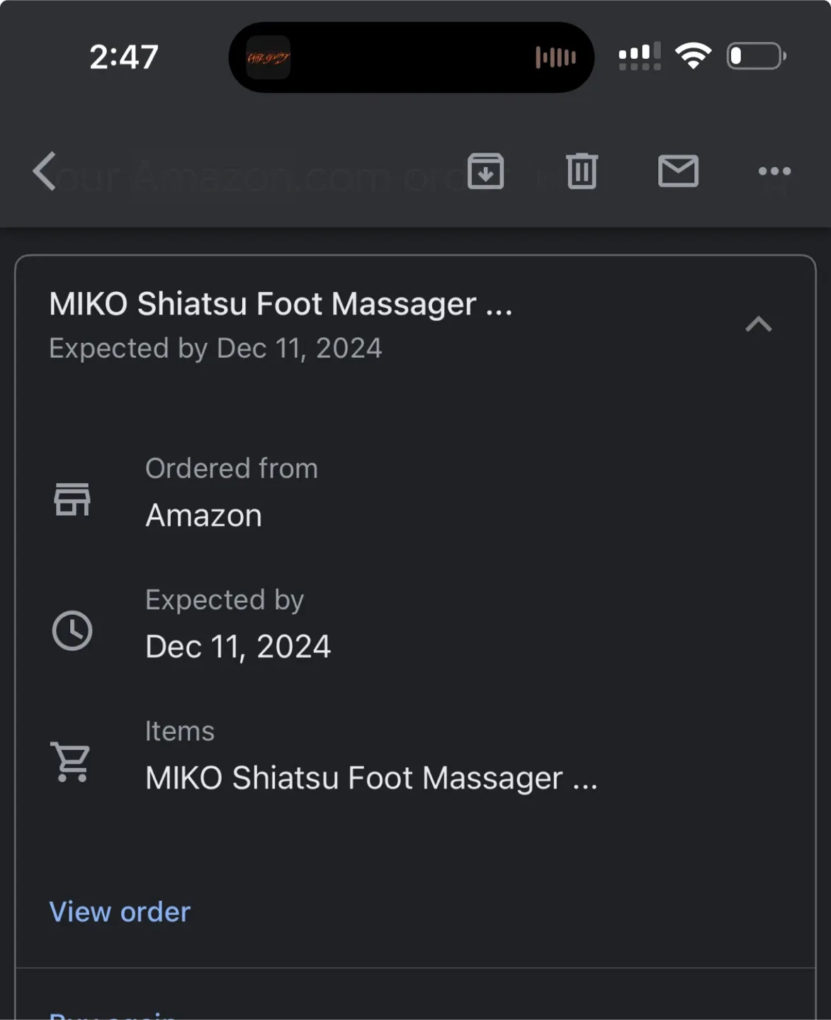 MIKO MAS II Shiatsu Foot Massager w/ Heat image indicator(3)