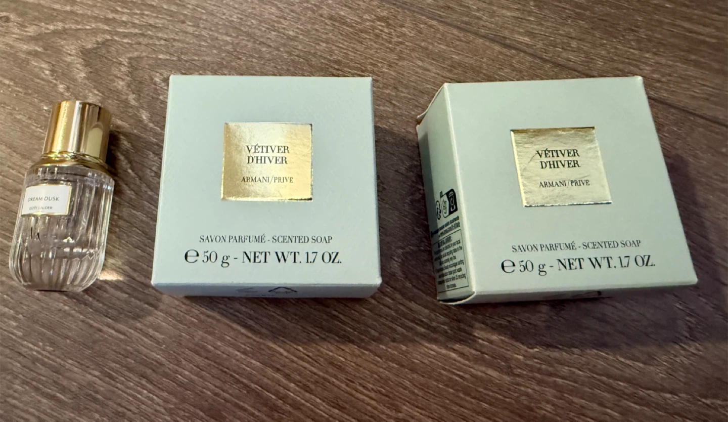 Giorgio Armani Prive Dream Dusk 50g soaps Dream Dusk 4ml perfume