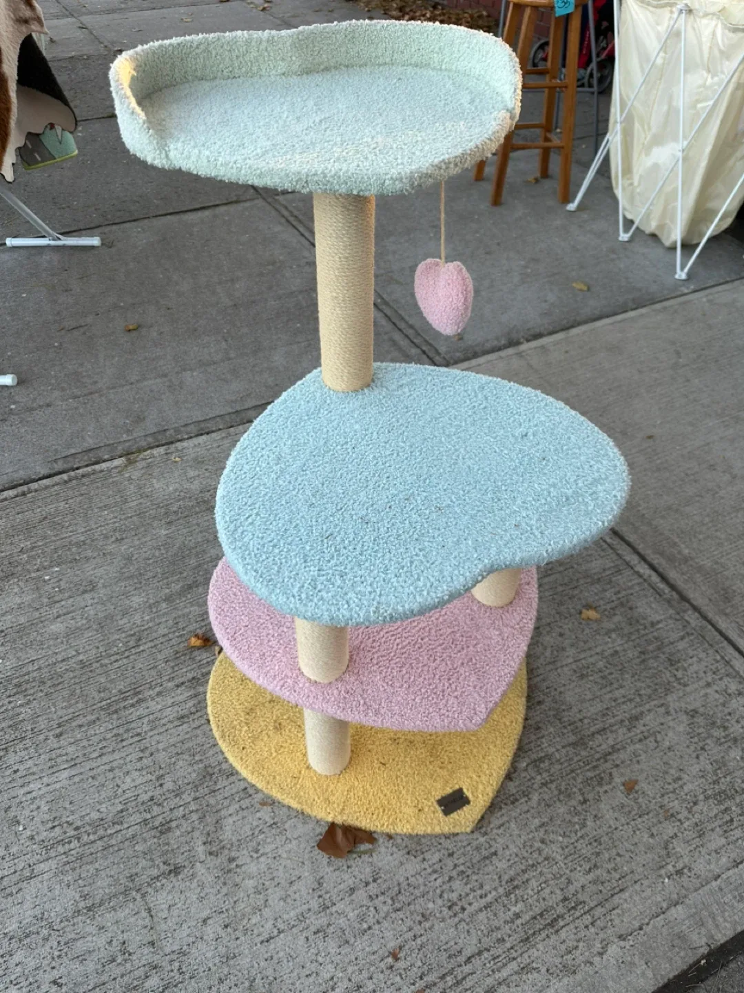 Pastel Heart Cat Tree image indicator(2)