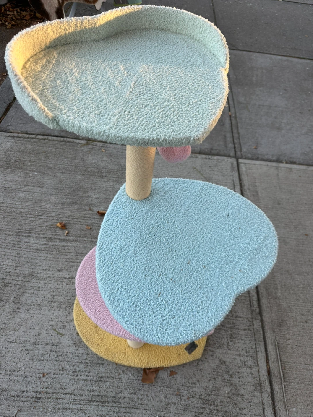 Pastel Heart Cat Tree