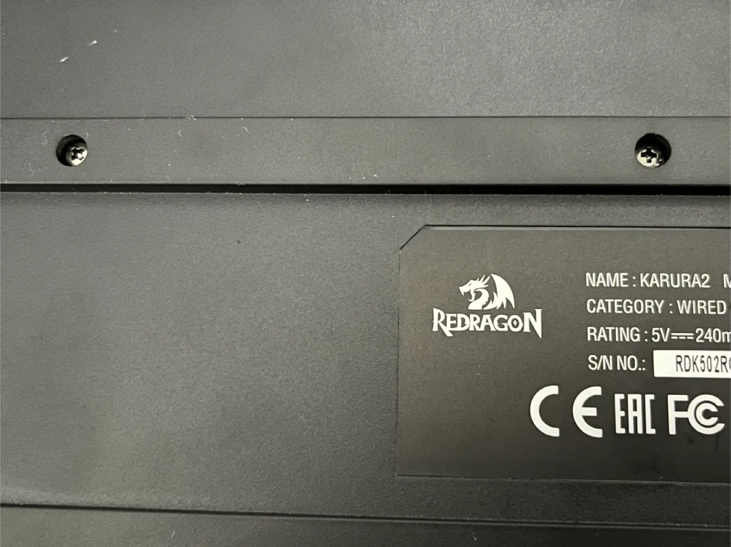 Redragon Karura 2 Wired Gaming Keyboard image indicator(2)