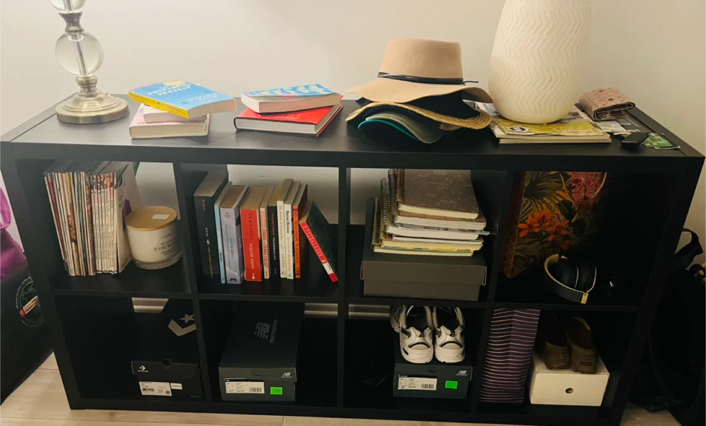 IKEA Kallax Shelf Unit - Black/Brown image indicator(5)